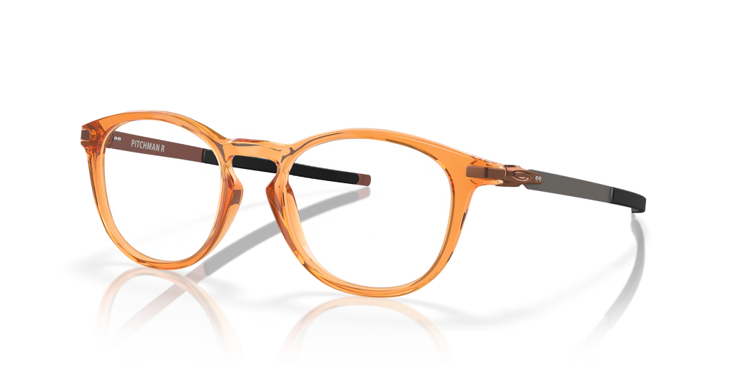 Oakley Men's Pitchman R Eyeglasses - Polished Translucent Ginger