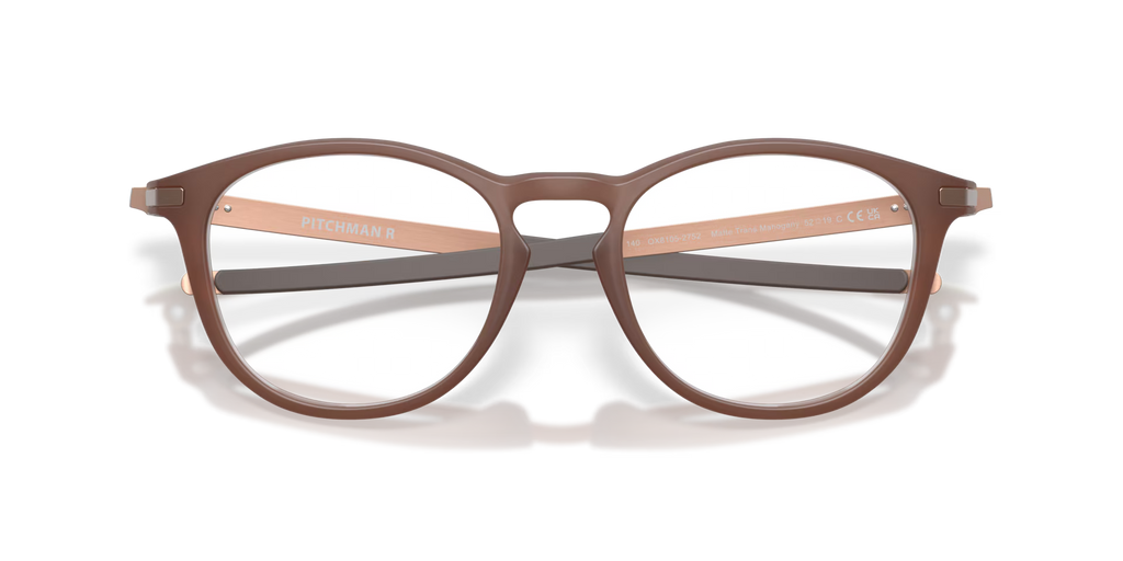Oakley Men's Pitchman R Eyeglasses - Transparent Mahogany