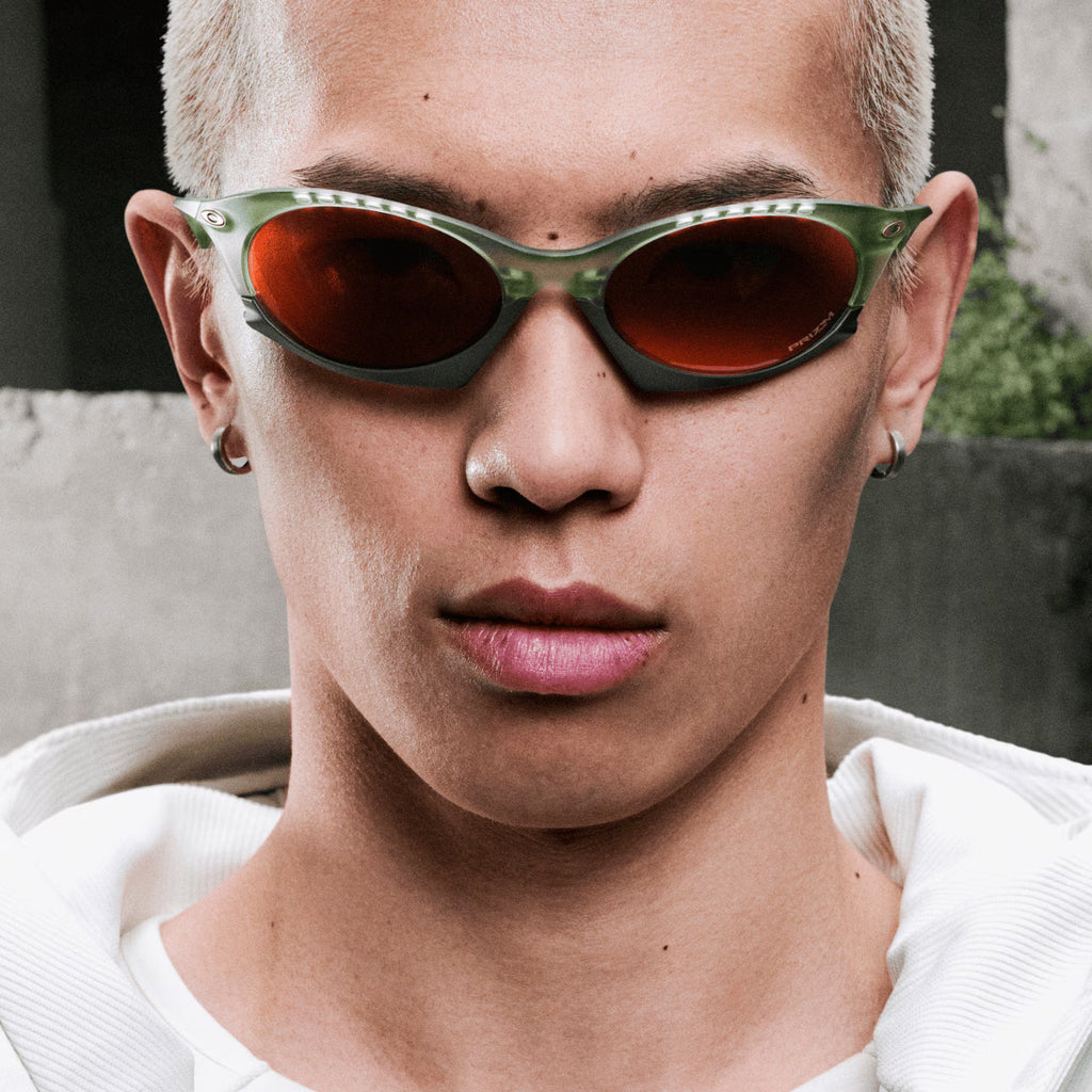 Oakley Men's Plantaris Sunglasses - Matte Transparent Fern