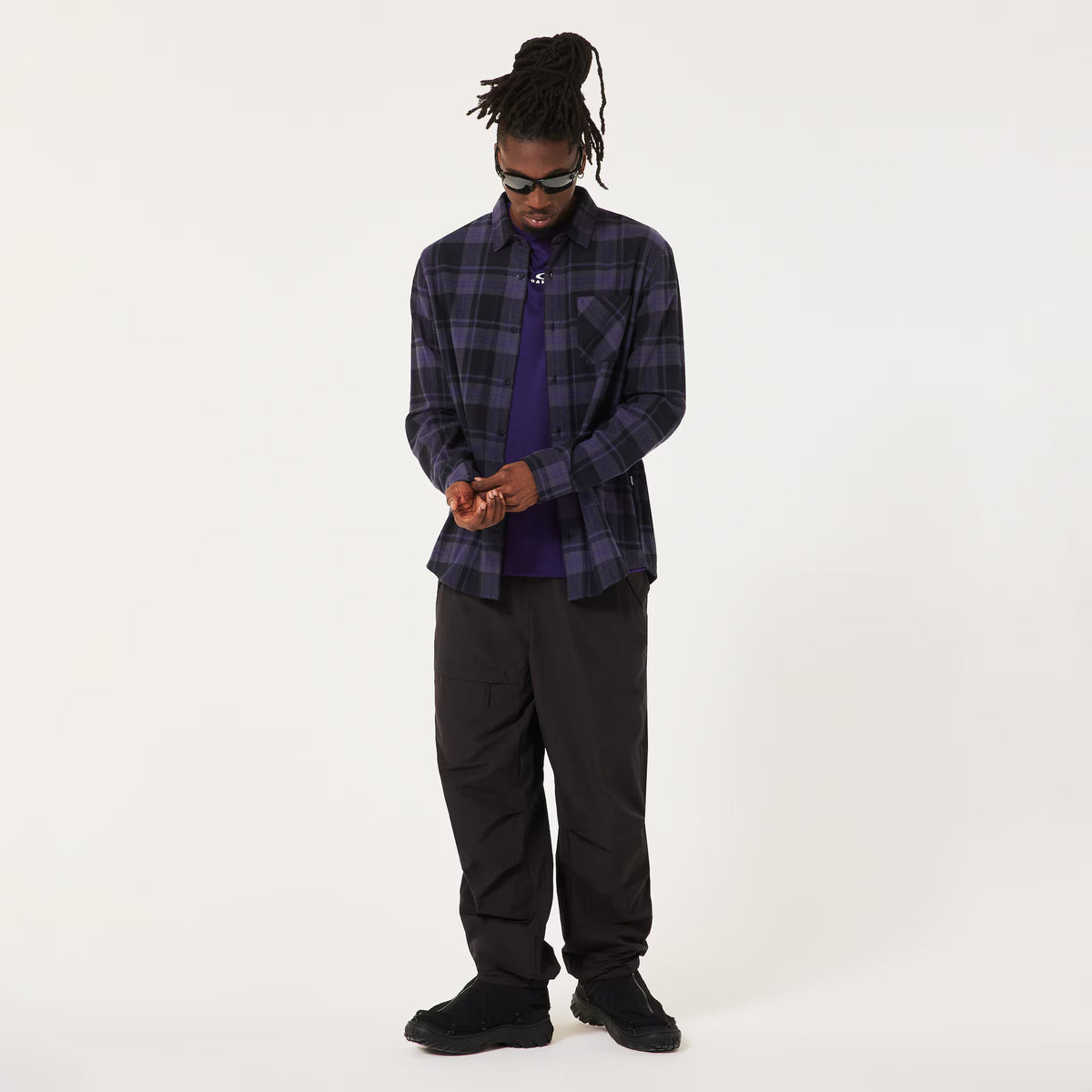 Oakley Men's Podium Plaid Ls Flannel
