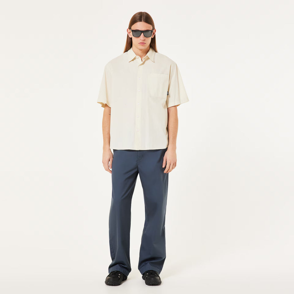 Oakley Men's Poplin Ss Shirt - Mist