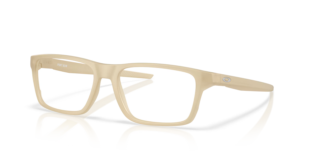 Oakley Men's Port Bow Eyeglasses - Transparent Sandstorm
