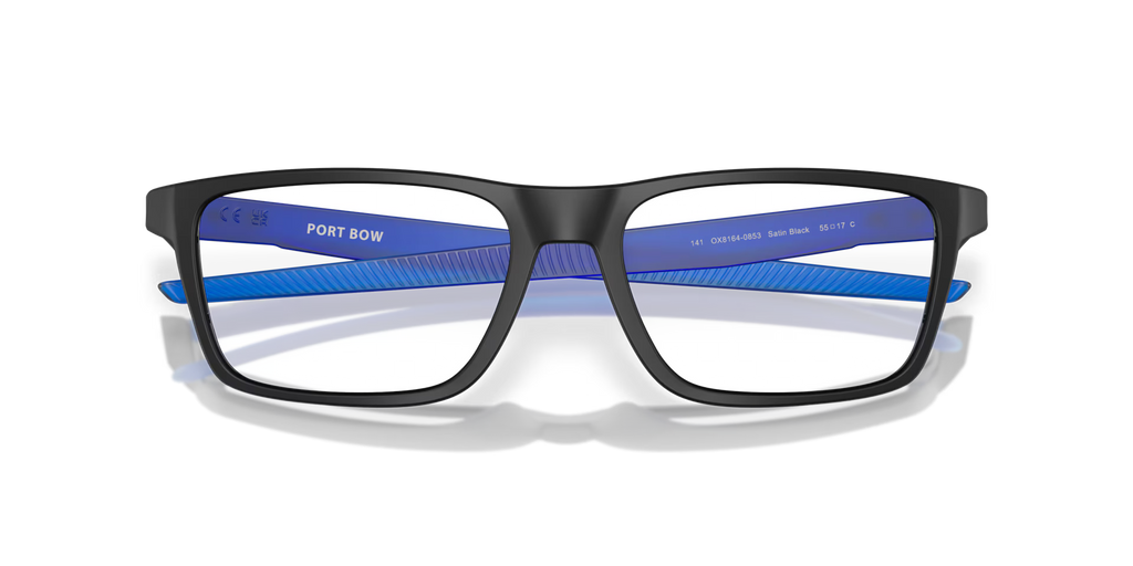 Oakley Men's Port Bow Eyeglasses - Black