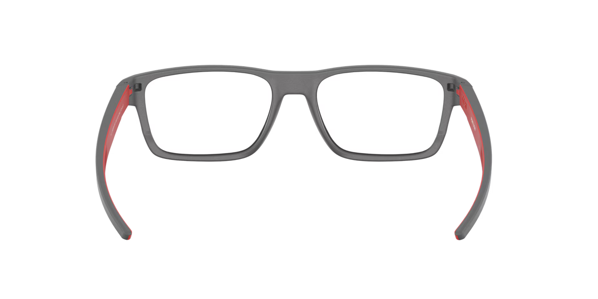 Oakley Men's Port Bow Eyeglasses - Satin Light Steel