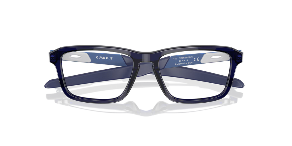 Oakley Men's Quad Out (youth Fit) Eyeglasses - Blue