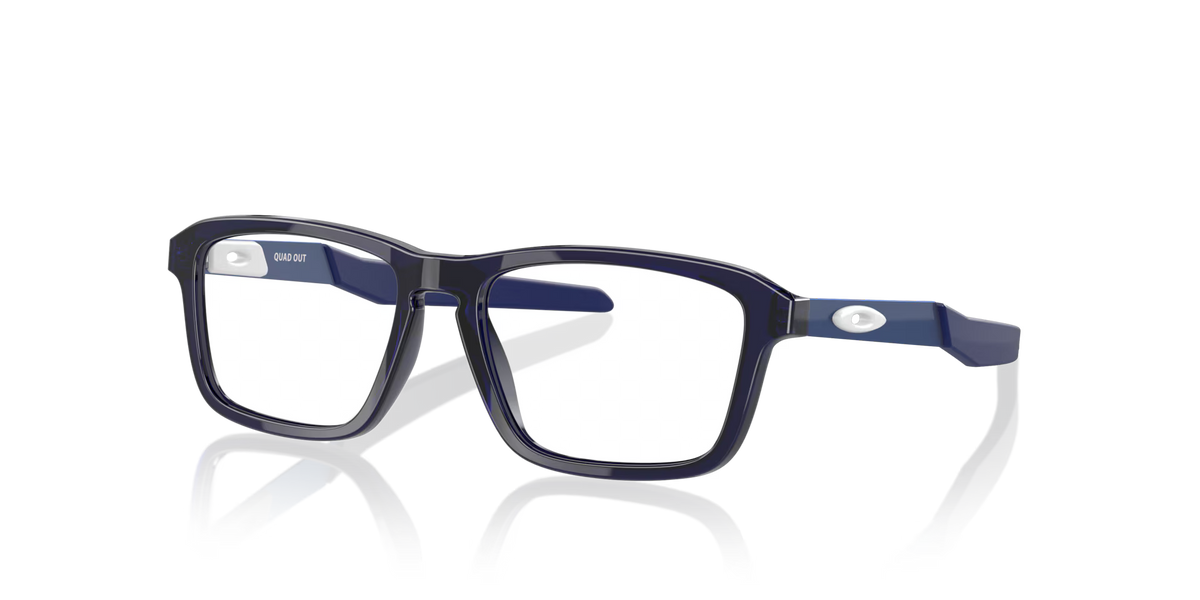 Oakley Men's Quad Out (youth Fit) Eyeglasses - Blue
