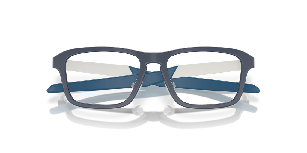 Oakley Men's Quad Out (youth - Low Bridge Fit) Eyeglasses - Blue