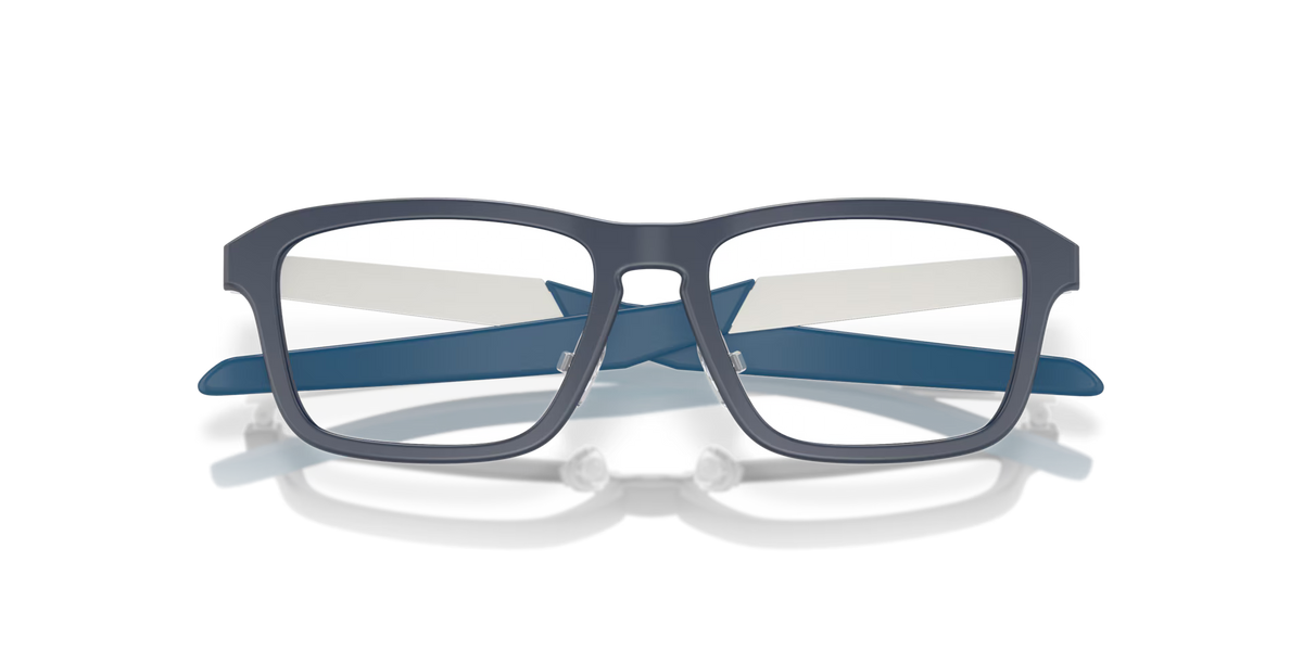 Oakley Men's Quad Out (youth - Low Bridge Fit) Eyeglasses - Blue