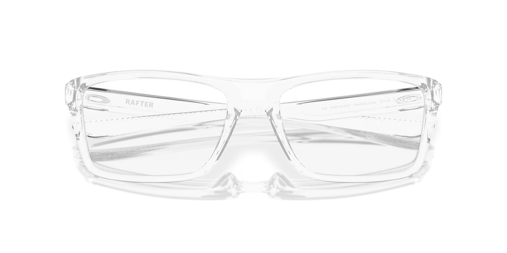Oakley Men's Rafter Eyeglasses - Polished Clear