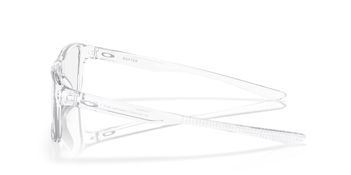 Oakley Men's Rafter Eyeglasses - Polished Clear