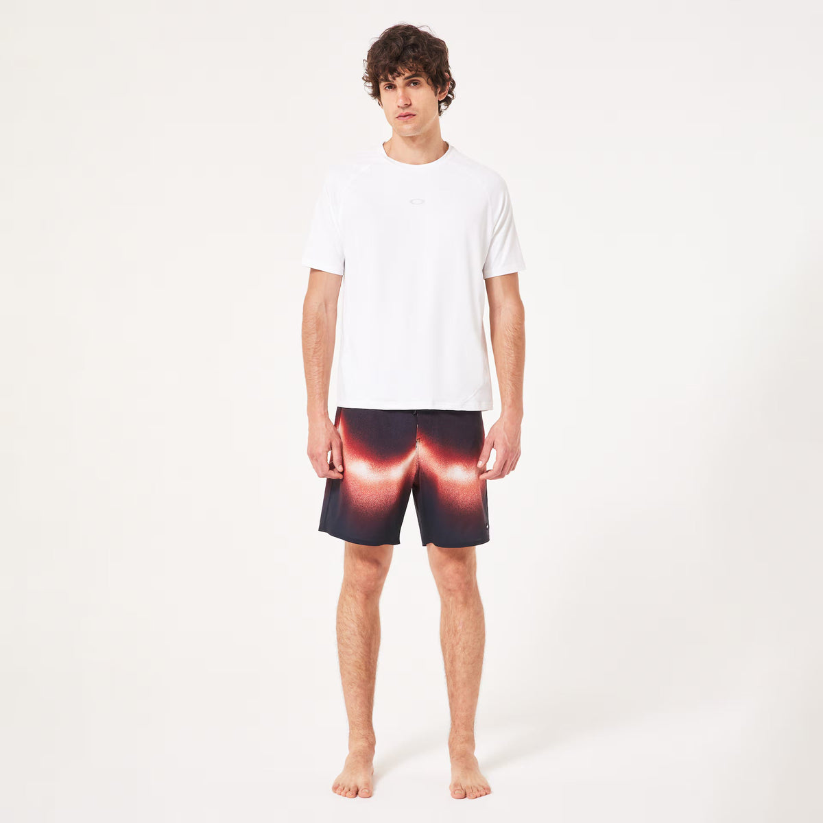 Oakley Men's Repreve Ellipse Ss Rashguard - White