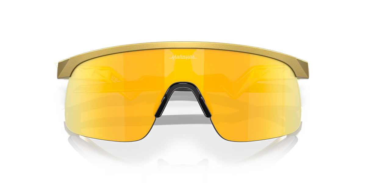 Oakley Men's Resistor (youth Fit) Patrick Mahomes Ii Collection Sunglasses - Gold