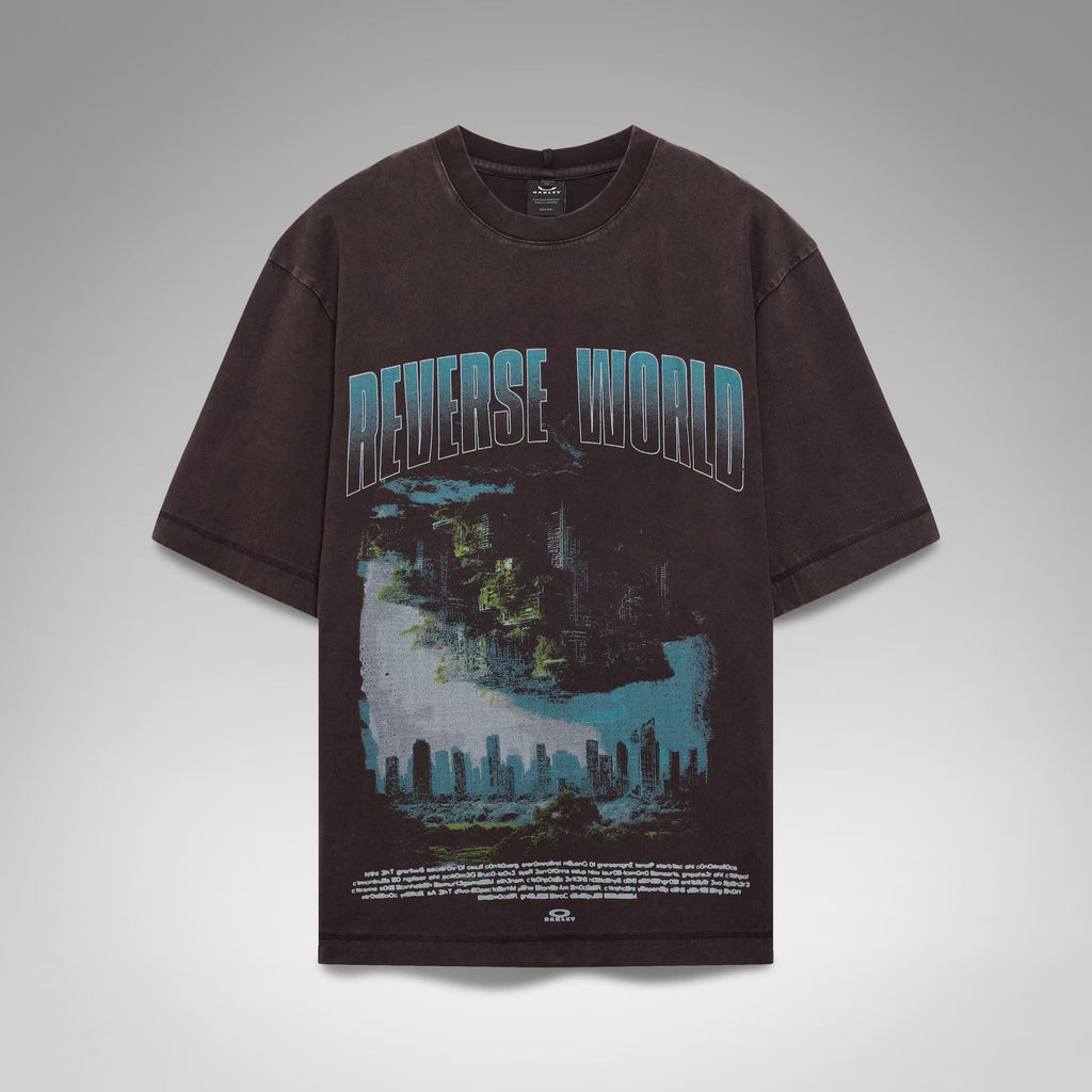Oakley Men's Reverse World Tee - Black
