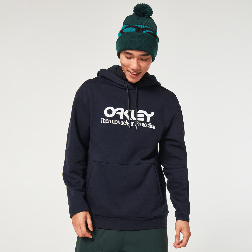 Oakley Men's Rider Long 2.0 Hoodie - Black/White