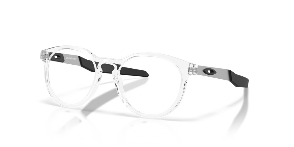 Oakley Men's Round Out (youth Fit) Eyeglasses - Polished Clear