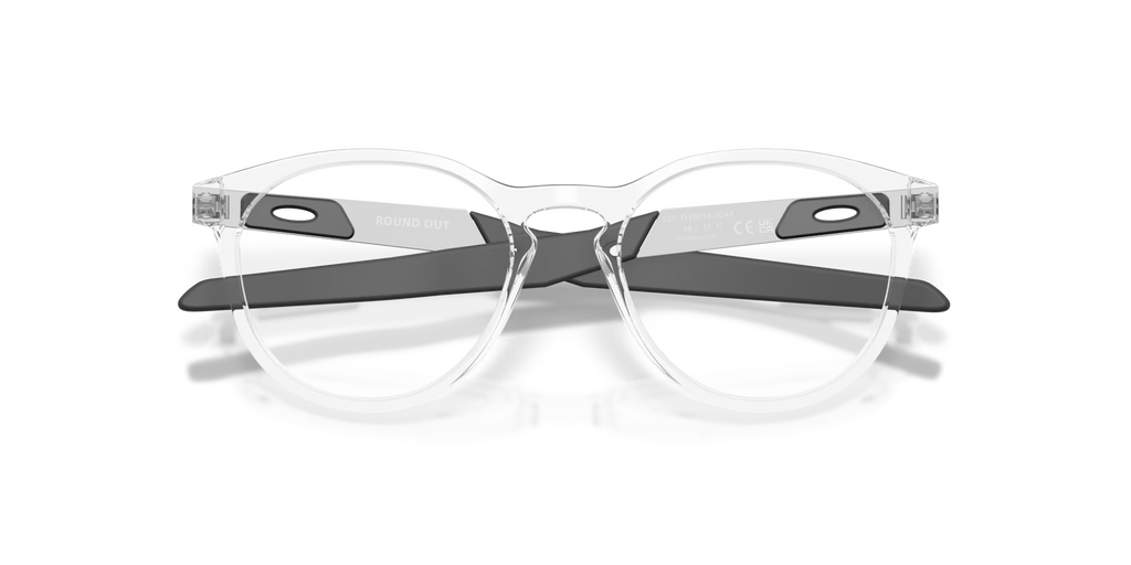 Oakley Men's Round Out (youth Fit) Eyeglasses - Polished Clear