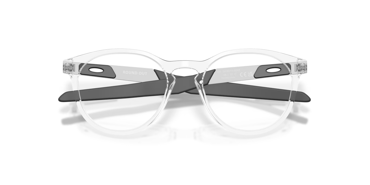 Oakley Men's Round Out (youth Fit) Eyeglasses - Polished Clear