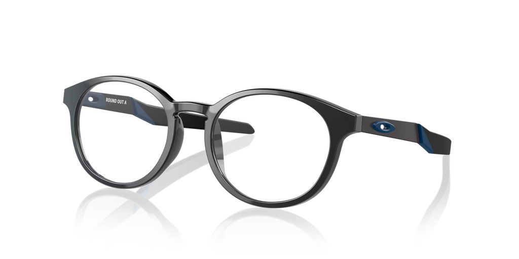 Oakley Men's Round Out (youth - Low Bridge Fit) Eyeglasses - Black