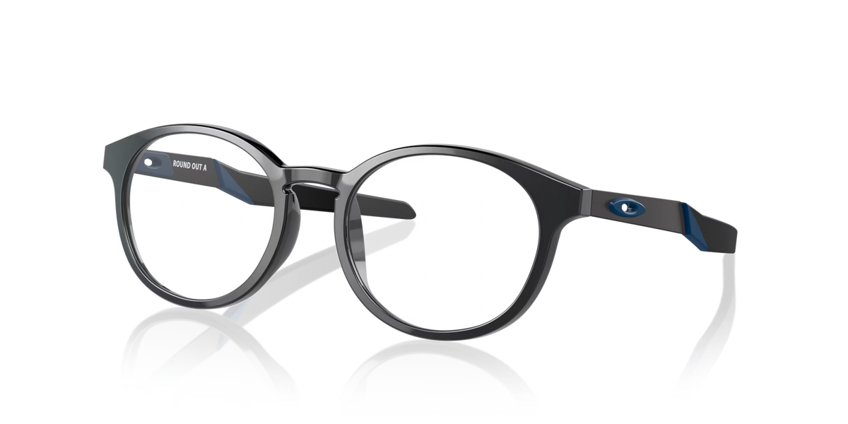 Oakley Men's Round Out (youth - Low Bridge Fit) Eyeglasses - Black