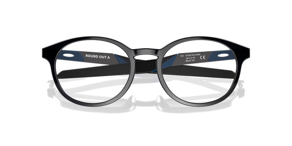Oakley Men's Round Out (youth - Low Bridge Fit) Eyeglasses - Black
