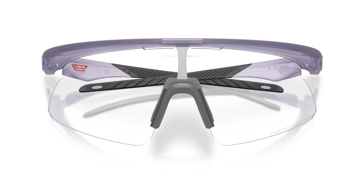 Oakley Men's Rslv Lite Sunglasses - Matte Transparent Lilac