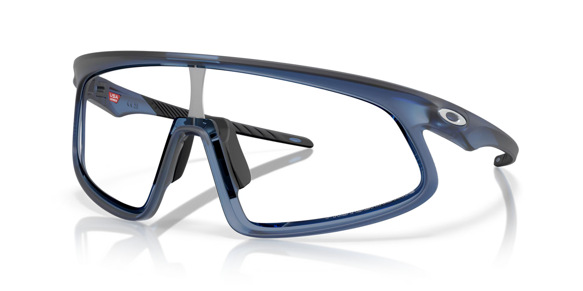 Oakley Men's Rslv Sunglasses - Matte Transparent Stonewash