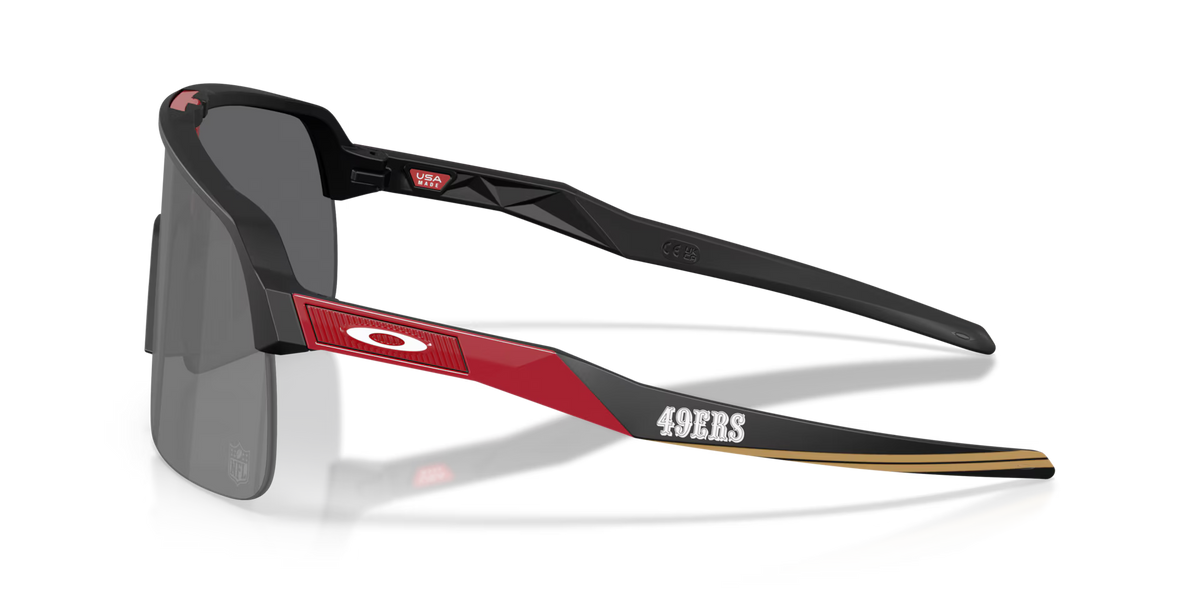 Oakley Men's San Francisco 49ers Sutro Lite Sunglasses - Black