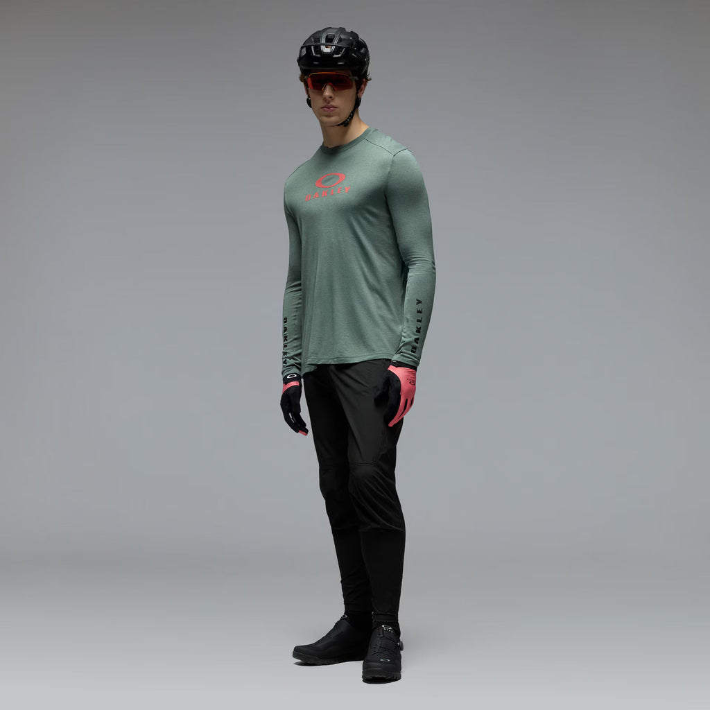 Oakley Men's Seeker Flow Ls Jersey - Green