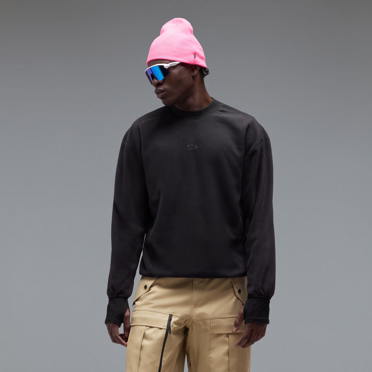 Oakley Men's Slush Polar Crewneck - Black