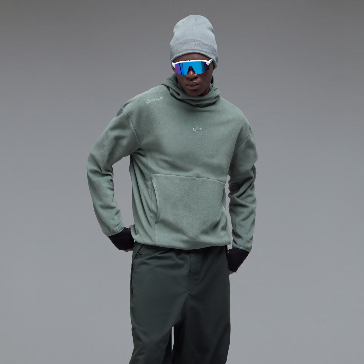 Oakley Men's Slush Polar Hoodie​ - Green