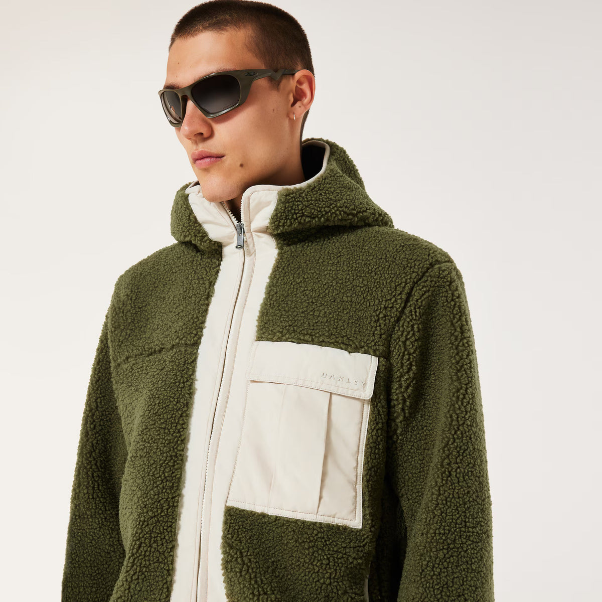 Oakley Men's Snowdrift Full Zip Sherpa - Green