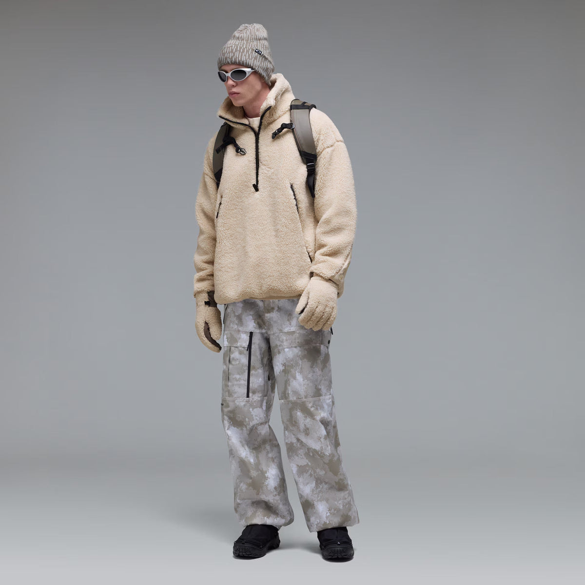 Oakley Men's Snowdrift Qtr Zip Sherpa - Mist