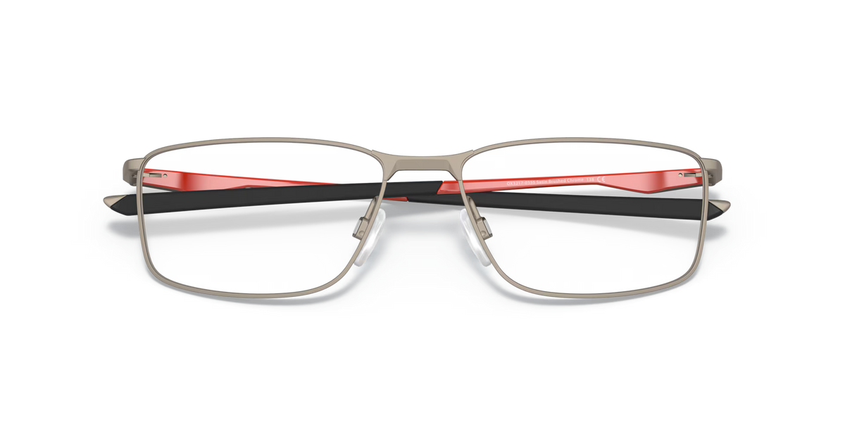 Oakley Men's Socket 5.0 Eyeglasses - Satin Brushed Chrome