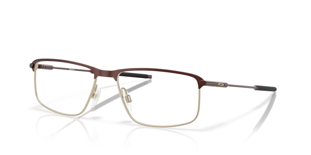 Oakley Men's Socket Ti Eyeglasses - Satin Grenache