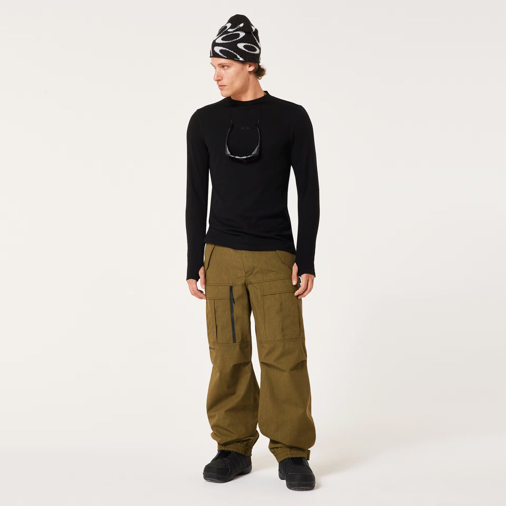 Oakley Men's Spruce Wool Ls Base Layer - Black