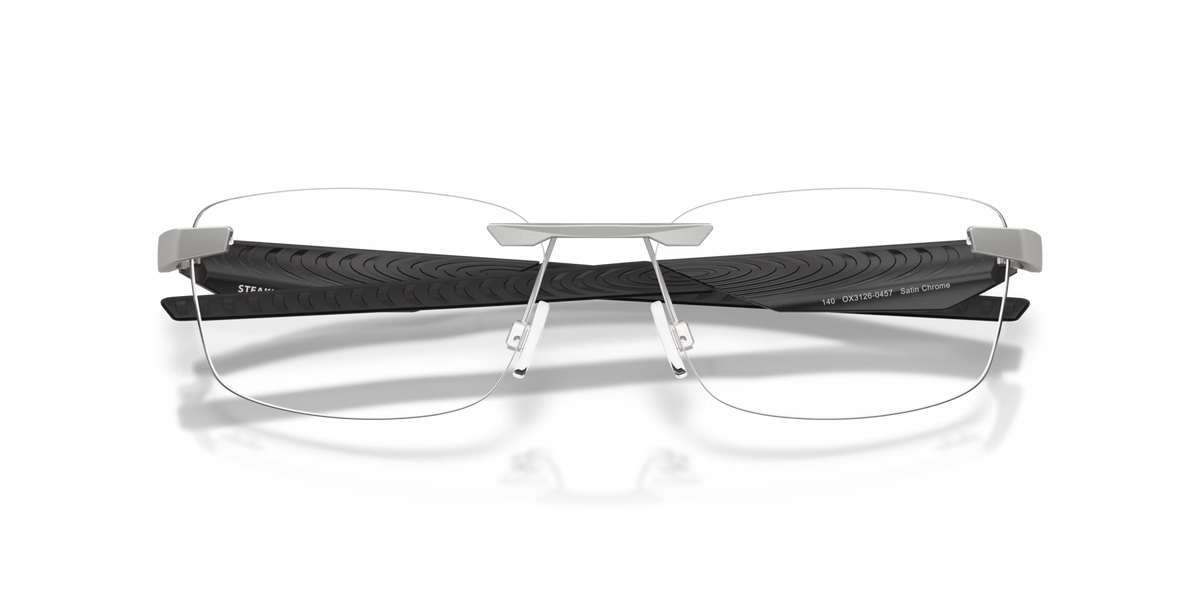 Oakley Men's Steakhouse 1.0 Eyeglasses - Satin Chrome