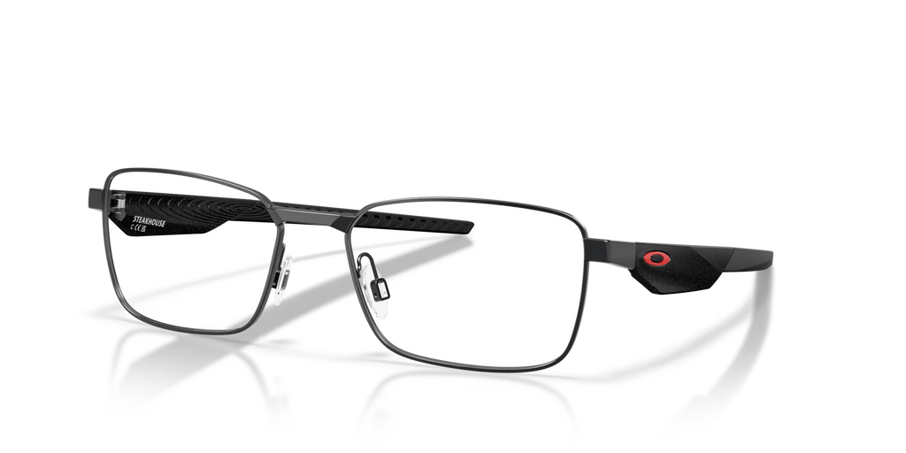 Oakley Men's Steakhouse Eyeglasses - Satin Light Steel