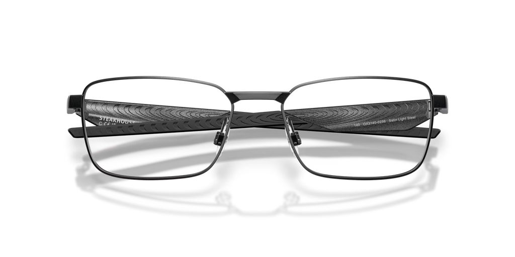 Oakley Men's Steakhouse Eyeglasses - Satin Light Steel