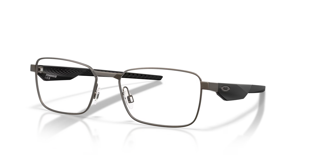 Oakley Men's Steakhouse Eyeglasses - Satin Lead