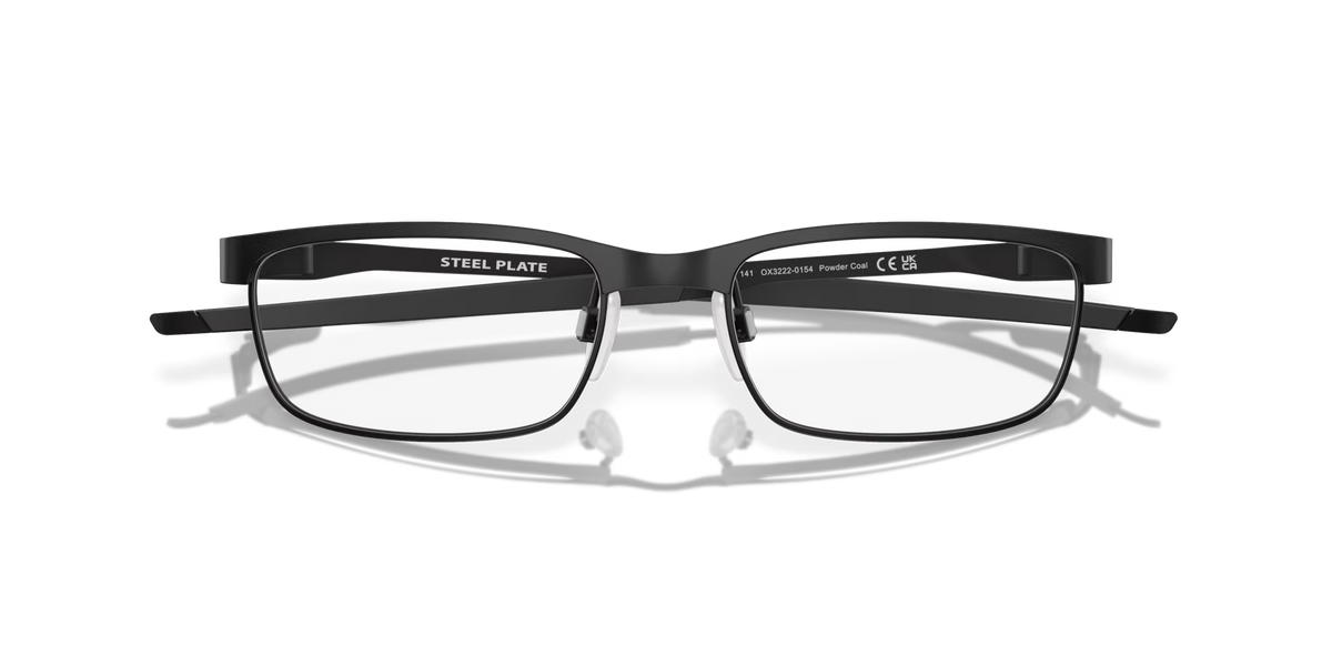Oakley Men's Steel Plate Eyeglasses - Powder Coal