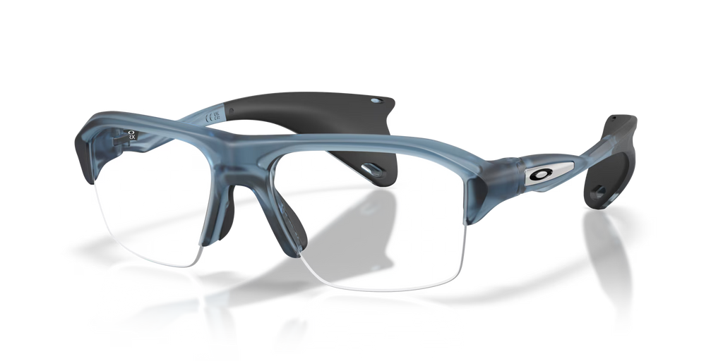 Oakley Men's Stunt Glider Eyeglasses - Matte Transparent Abyss