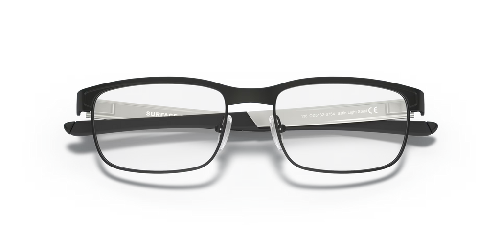 Oakley Men's Surface Plate Eyeglasses - Satin Light Steel