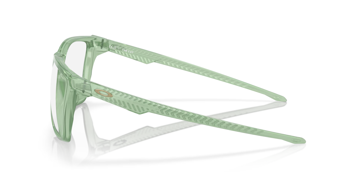Oakley Men's The Cut Eyeglasses - Polished Trans Jade