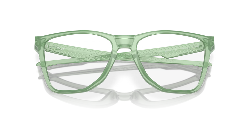 Oakley Men's The Cut Eyeglasses - Polished Trans Jade
