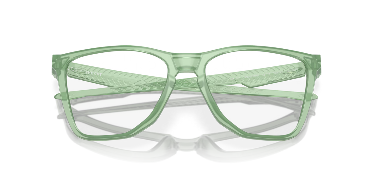 Oakley Men's The Cut Eyeglasses - Polished Trans Jade