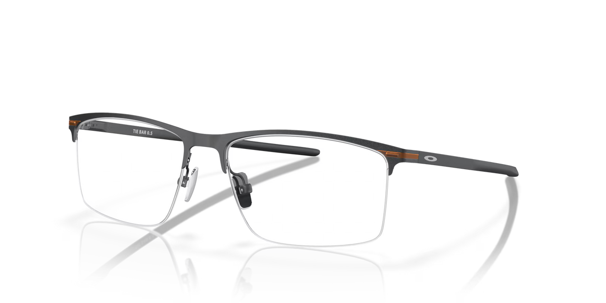Oakley Men's Tie Bar 0.5 Eyeglasses - Satin Light Steel
