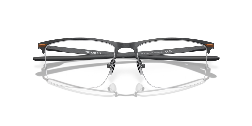 Oakley Men's Tie Bar 0.5 Eyeglasses - Satin Light Steel