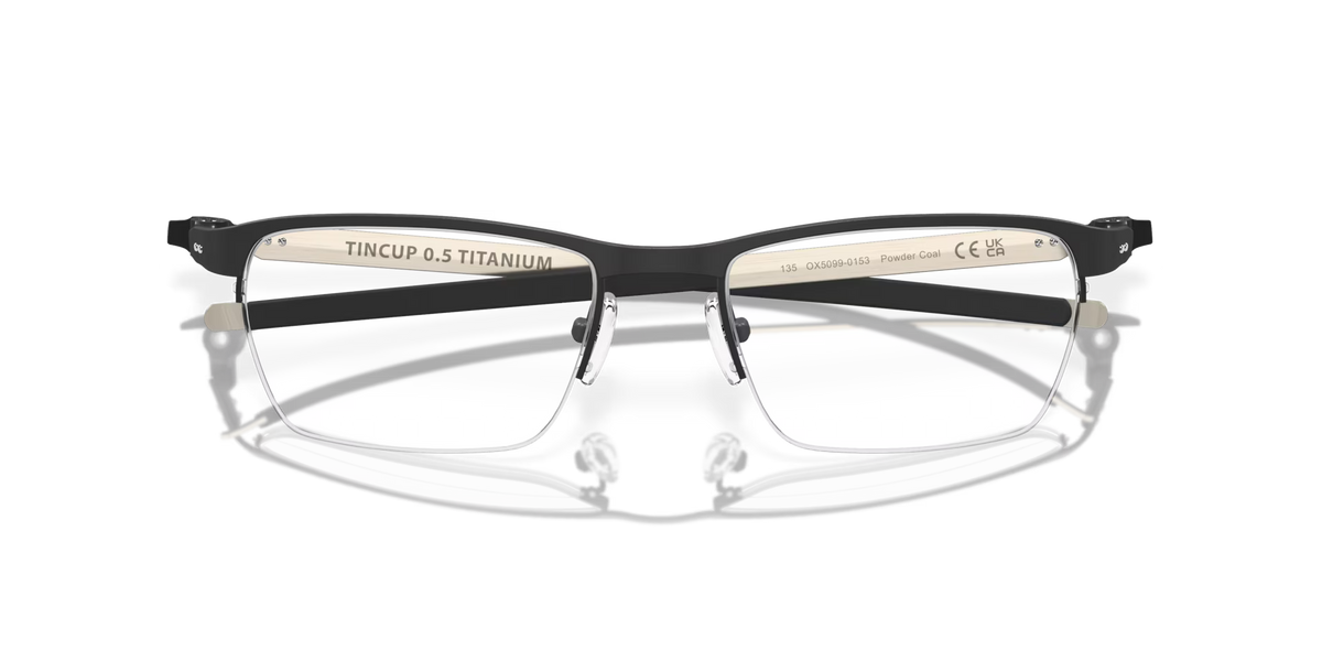 Oakley Men's Tincup 0.5 Ti Eyeglasses - Powder Coal