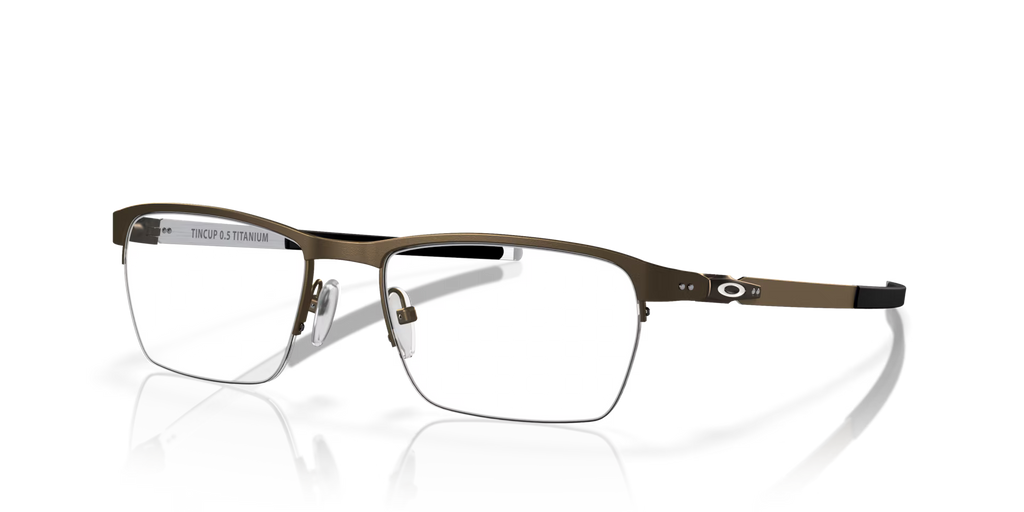 Oakley Men's Tincup 0.5 Ti Eyeglasses - Powder Pewter