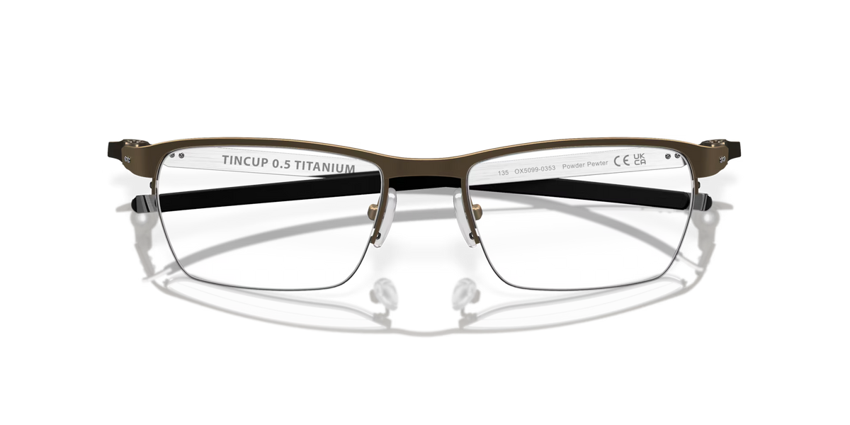Oakley Men's Tincup 0.5 Ti Eyeglasses - Powder Pewter